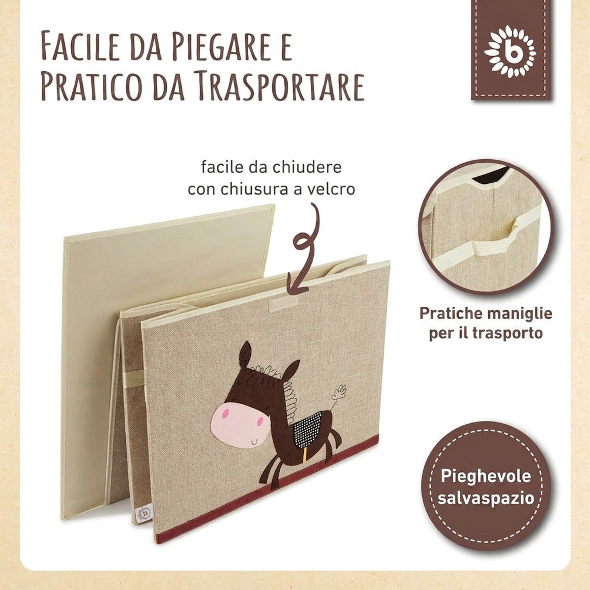Aufbewahrungsbox Esel mit Deckel - IT Infographic