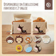 Aufbewahrungsbox Esel mit Deckel - IT Infographic