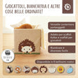 Aufbewahrungsbox Igel - IT Infographic