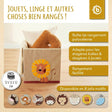 Aufbewahrungsbox Löwe - FR Infographic