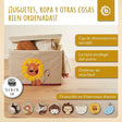 Aufbewahrungsbox Löwe mit Deckel - ES Infographic