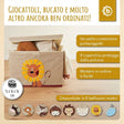 Aufbewahrungsbox Löwe mit Deckel - IT Infographic