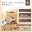 Aufbewahrungsbox Rehe - FR Infographic