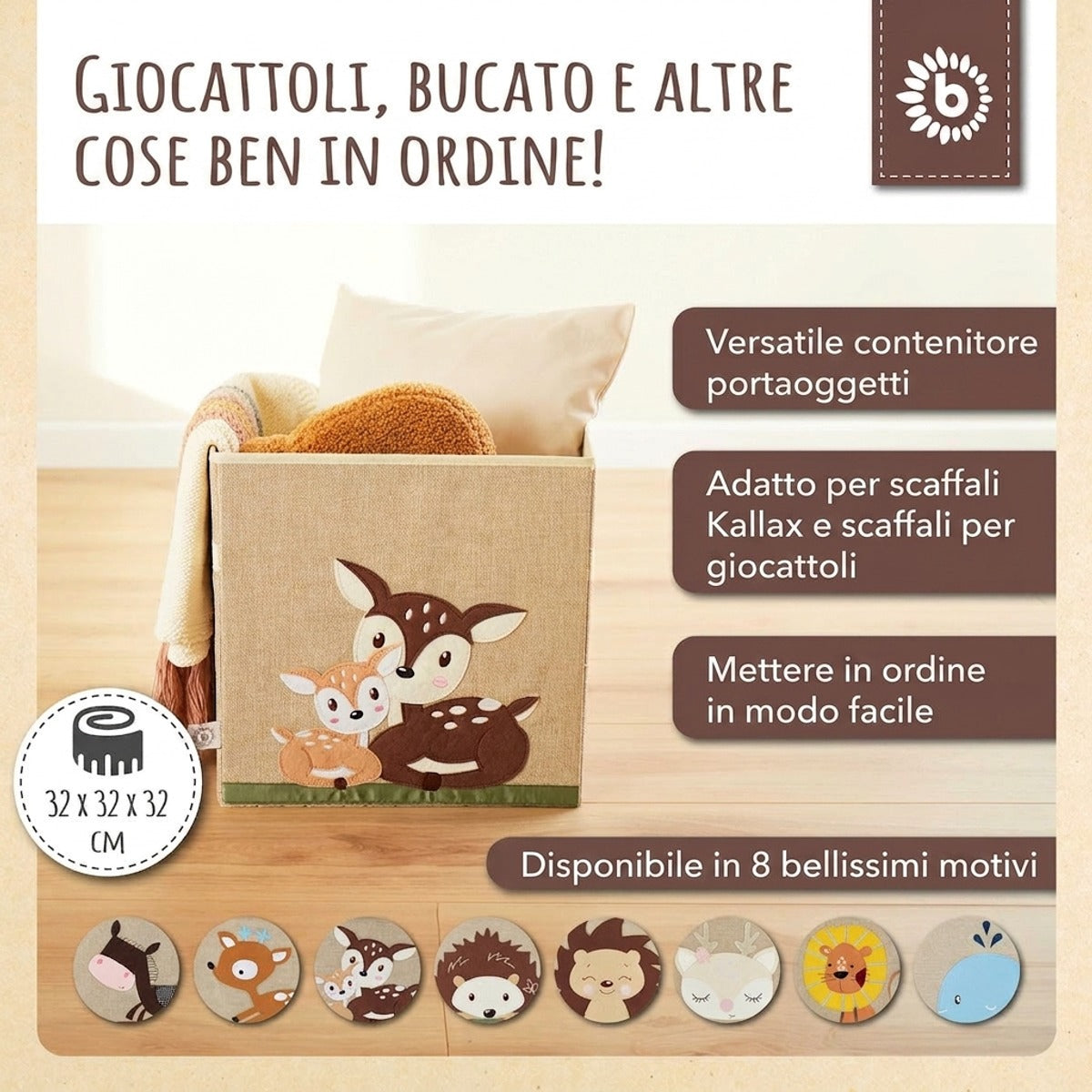 Aufbewahrungsbox Rehe - IT Infographic