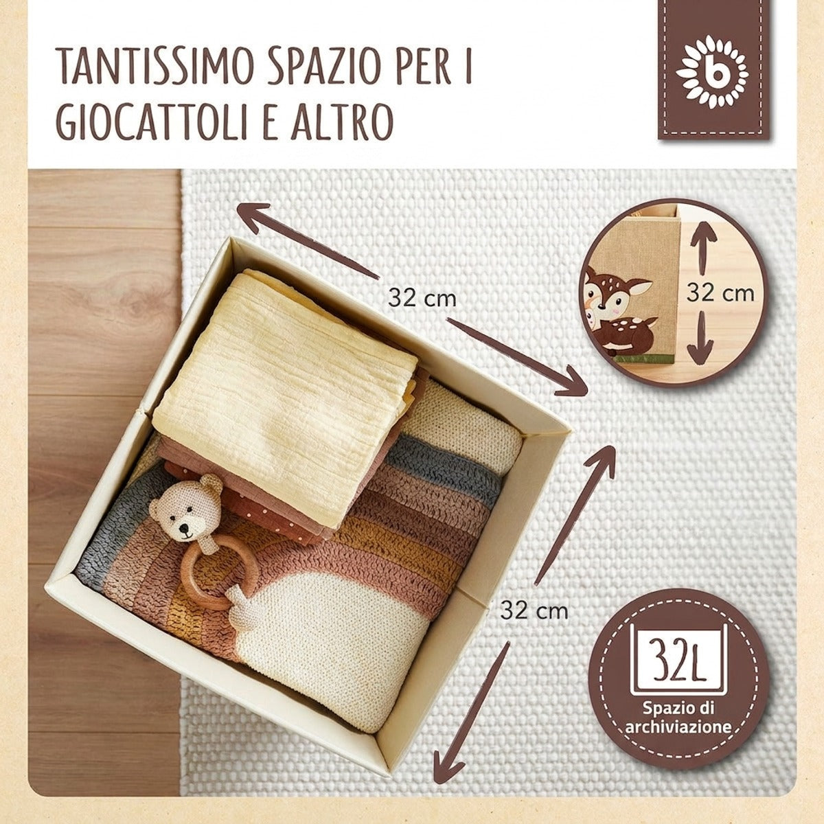 Aufbewahrungsbox Rehe - IT Infographic