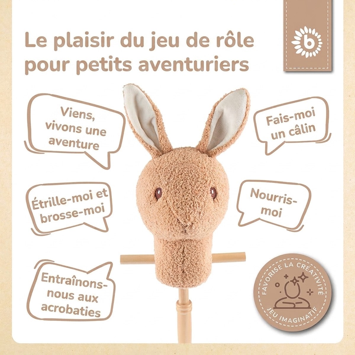 Steckentier Hase Fine - FR Infographic