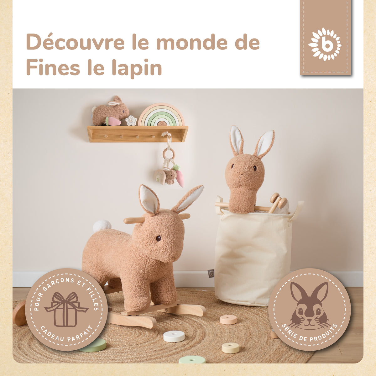 Steckentier Hase Fine - FR Infographic