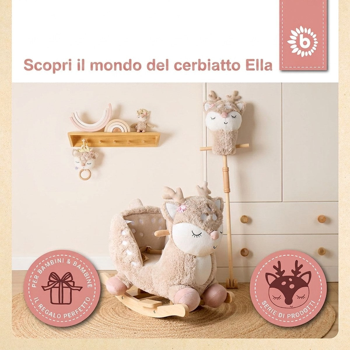 Steckentier Reh Ella - IT Infographic
