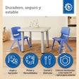 Kinderstuhl Blau - ES Infographic