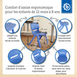 Kinderstuhl Blau - FR Infographic