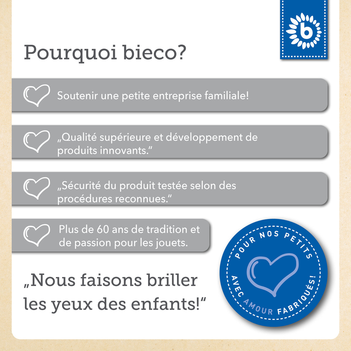 Kinderstuhl Blau - FR Infographic