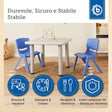 Kinderstuhl Blau - IT Infographic