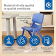 Kinderstuhl Blau - IT Infographic