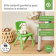 Kinderstuhl Grün - ES Infographic