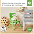 Kinderstuhl Grün - FR Infographic