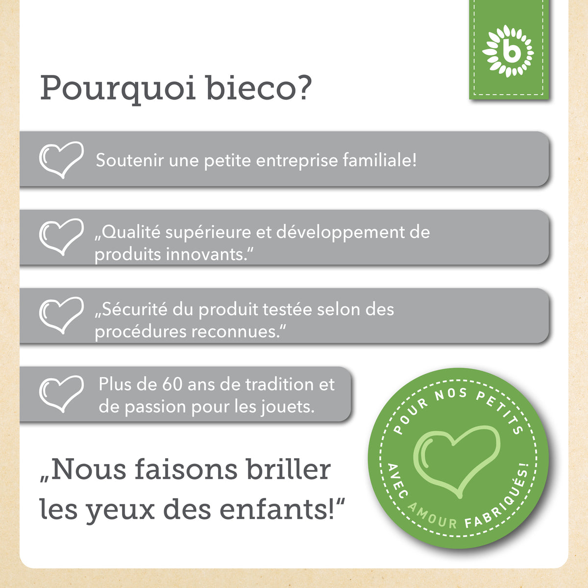 Kinderstuhl Grün - FR Infographic