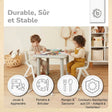 Stuhl weiß - FR Infographic