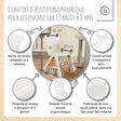 Stuhl weiß - FR Infographic
