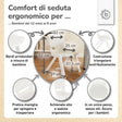 Stuhl weiß - IT Infographic