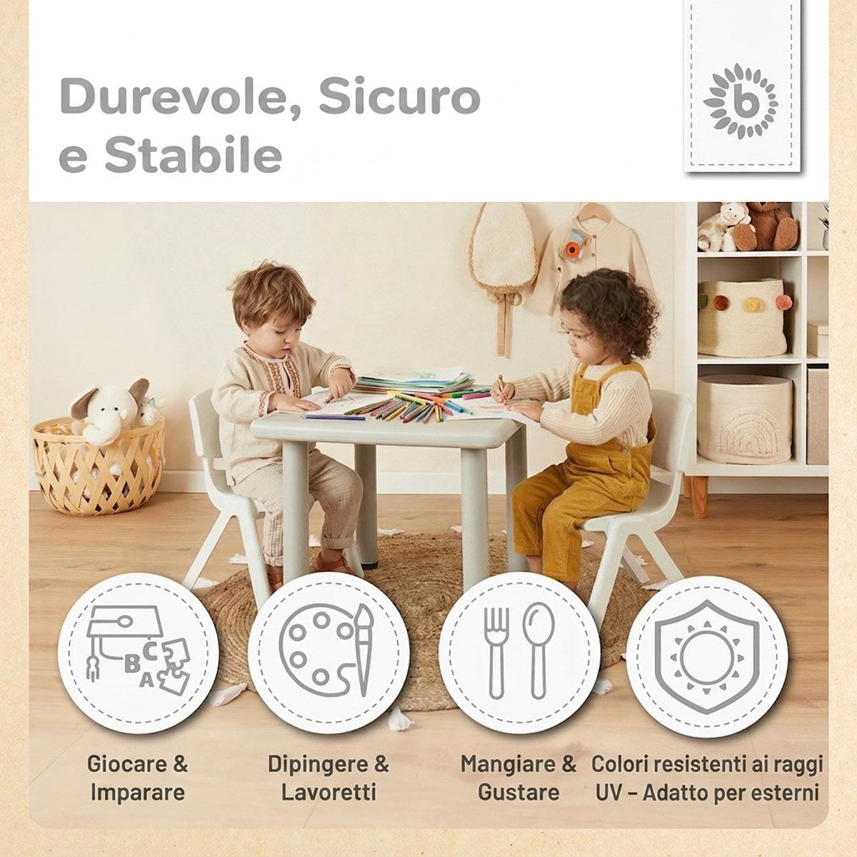 Stuhl weiß - IT Infographic
