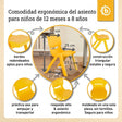 Kinderstuhl Gelb - ES Infographic