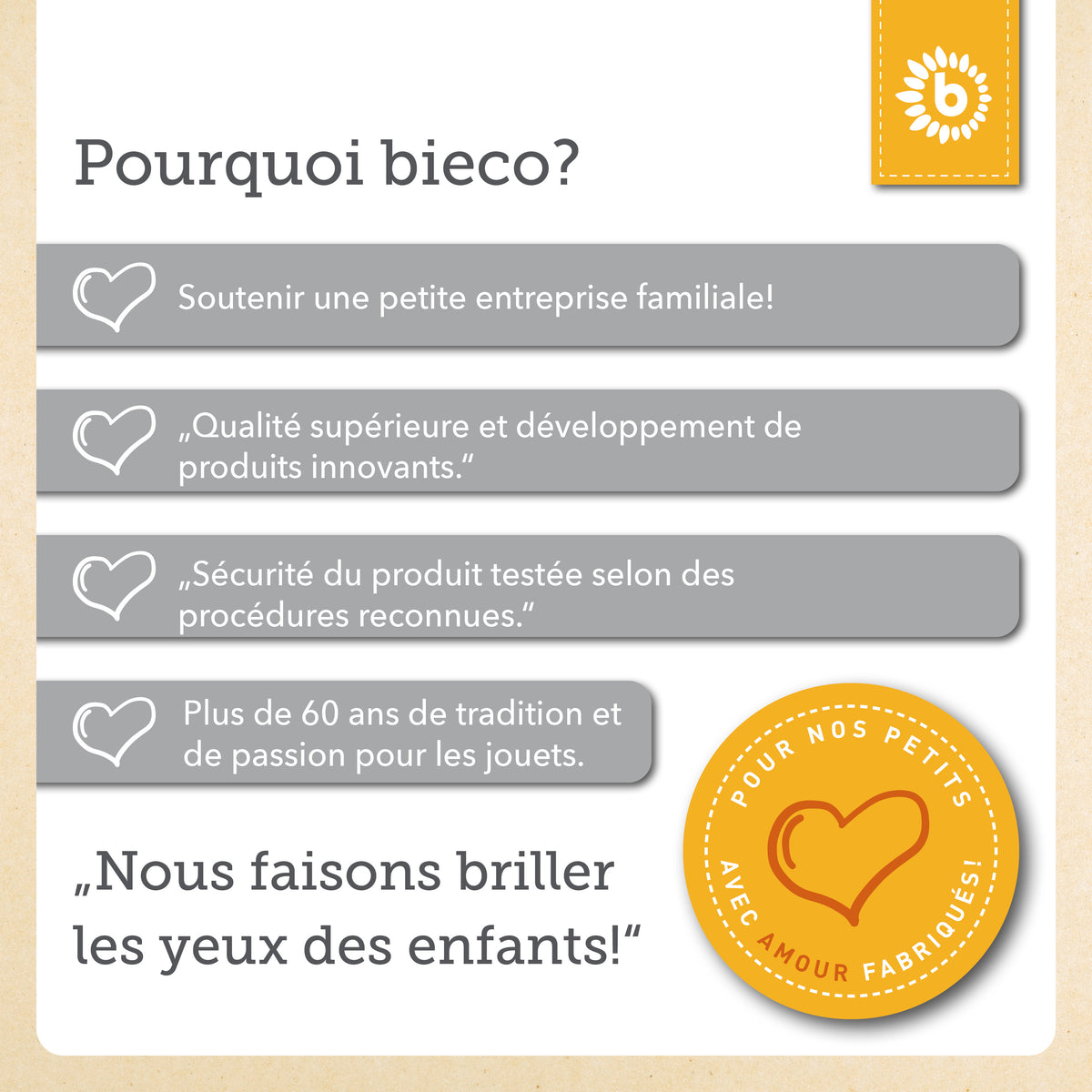 Kinderstuhl Gelb - FR Infographic