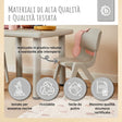 1x Kindertisch & 2x Kinderstuhl Silver - IT Infographic