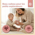 Veloursball Ella mit Rassel - FR Infographic
