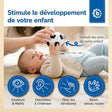 Veloursball Fußball mit Rassel - FR Infographic