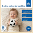 Veloursball Fußball mit Rassel - IT Infographic