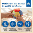 Veloursball mit  Rassel - 10 cm - IT Infographic