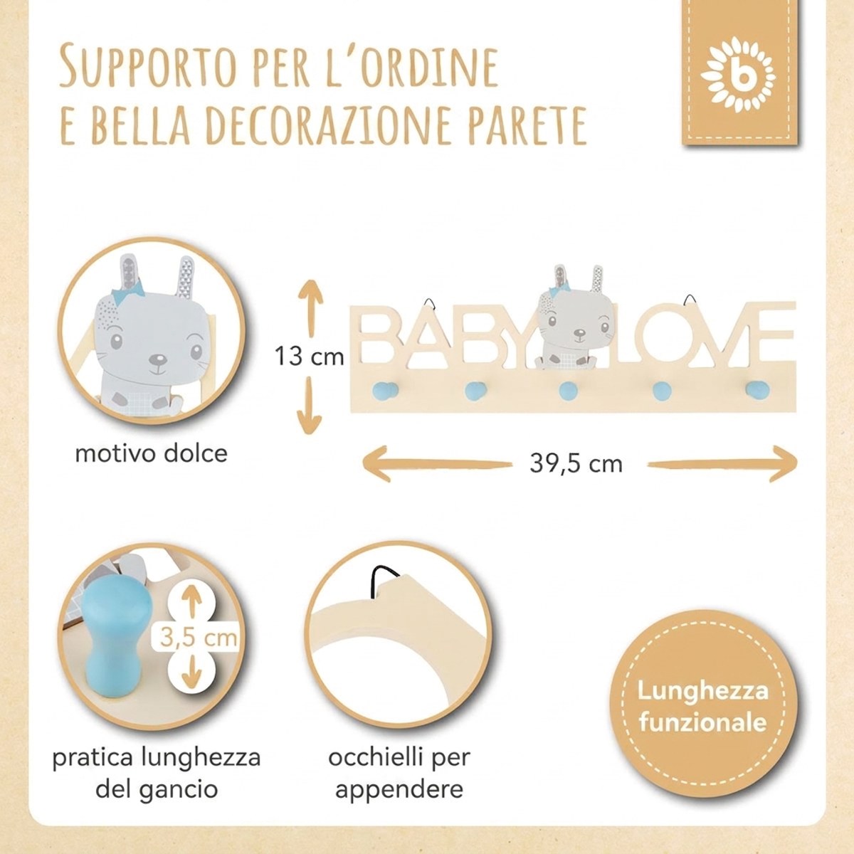 Wandgarderobe Hase - IT Infographic