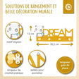Wandgarderobe Panda - FR Infographic