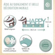 Wandgarderobe Dachs - FR Infographic