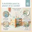 Motorikwürfel Waldtiere XXL FSC® - FR Infographic