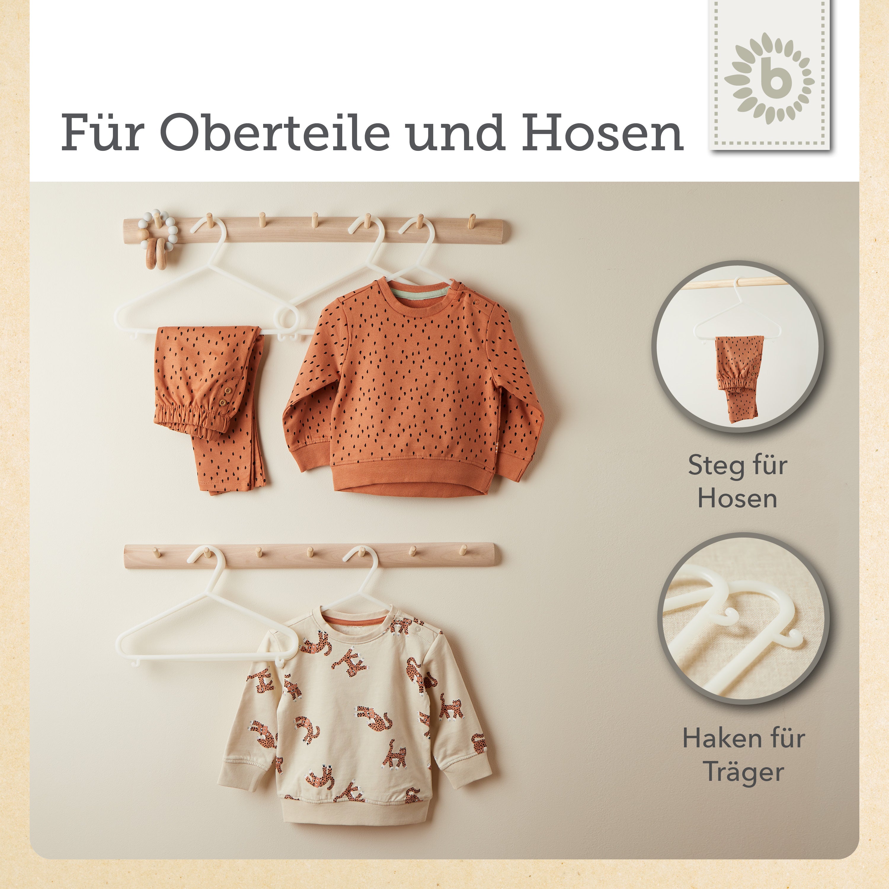 Set da 8 grucce white