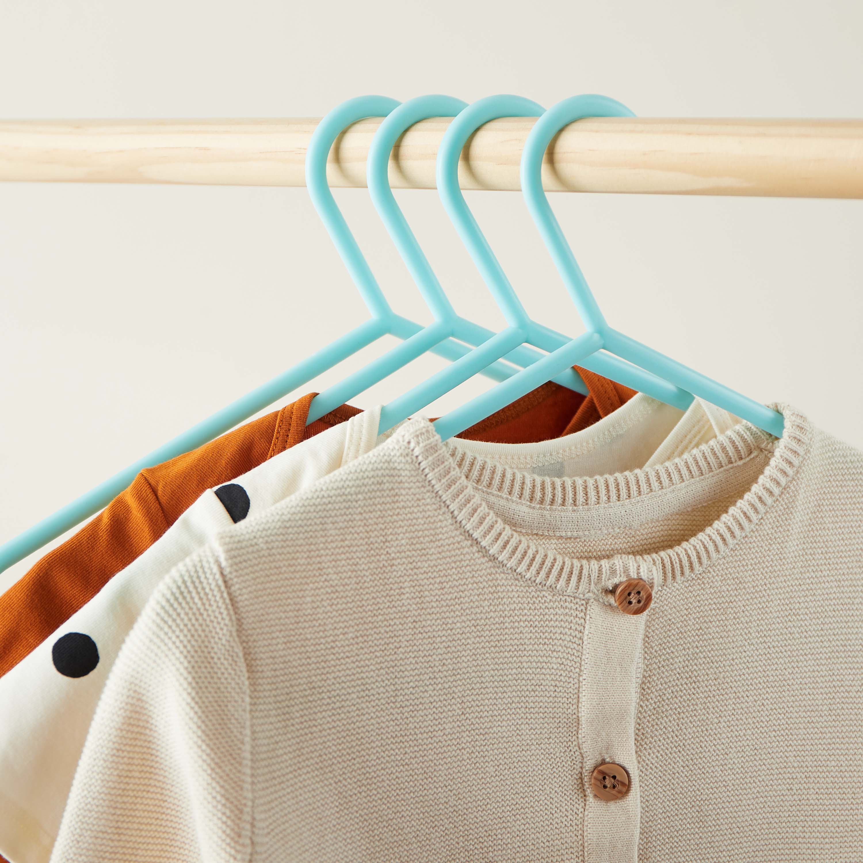 Lot de 8 cintres light teal