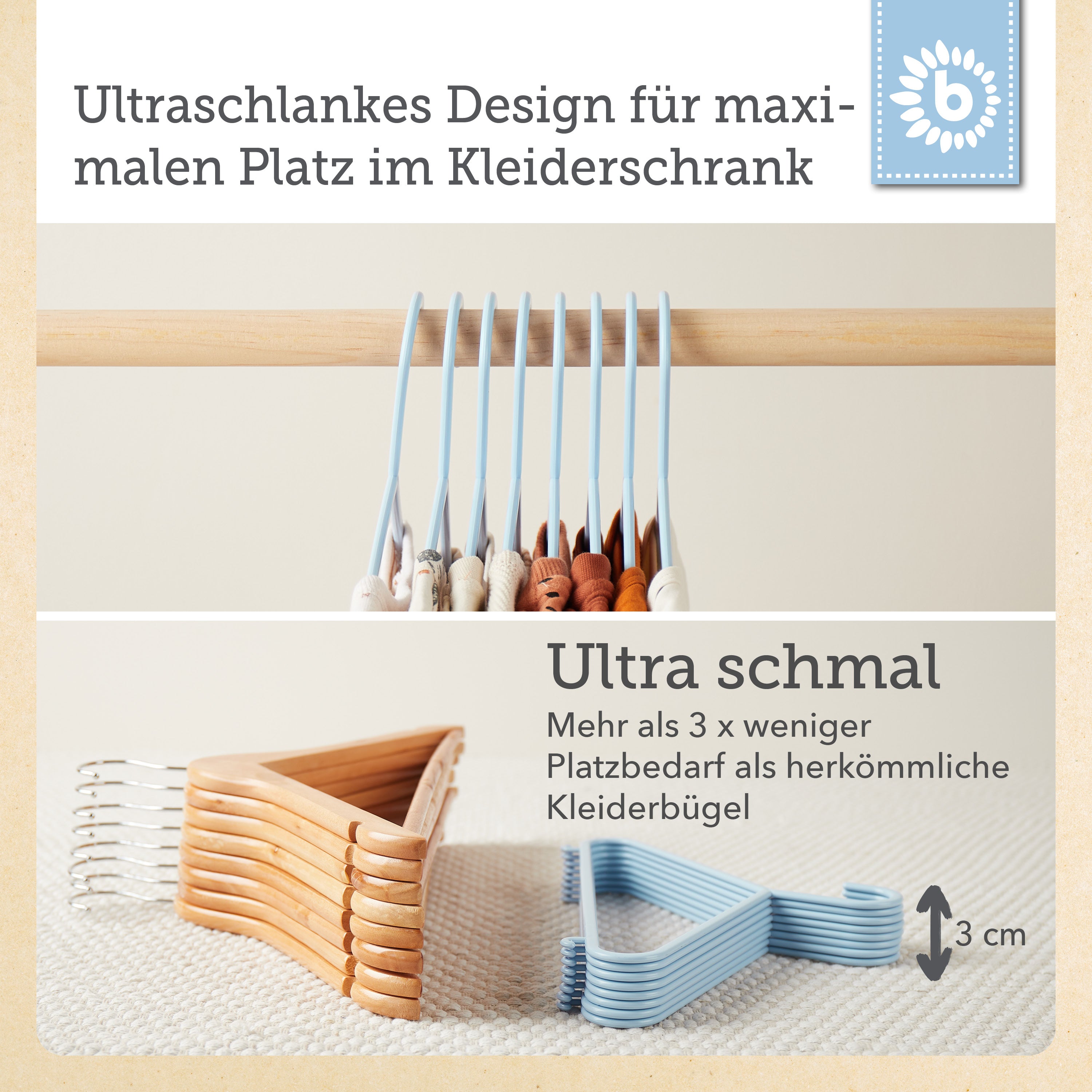 Grucce 8 pezzi hazy blue