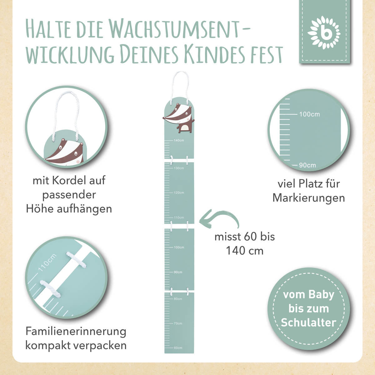 Asta misura altezza Tasso